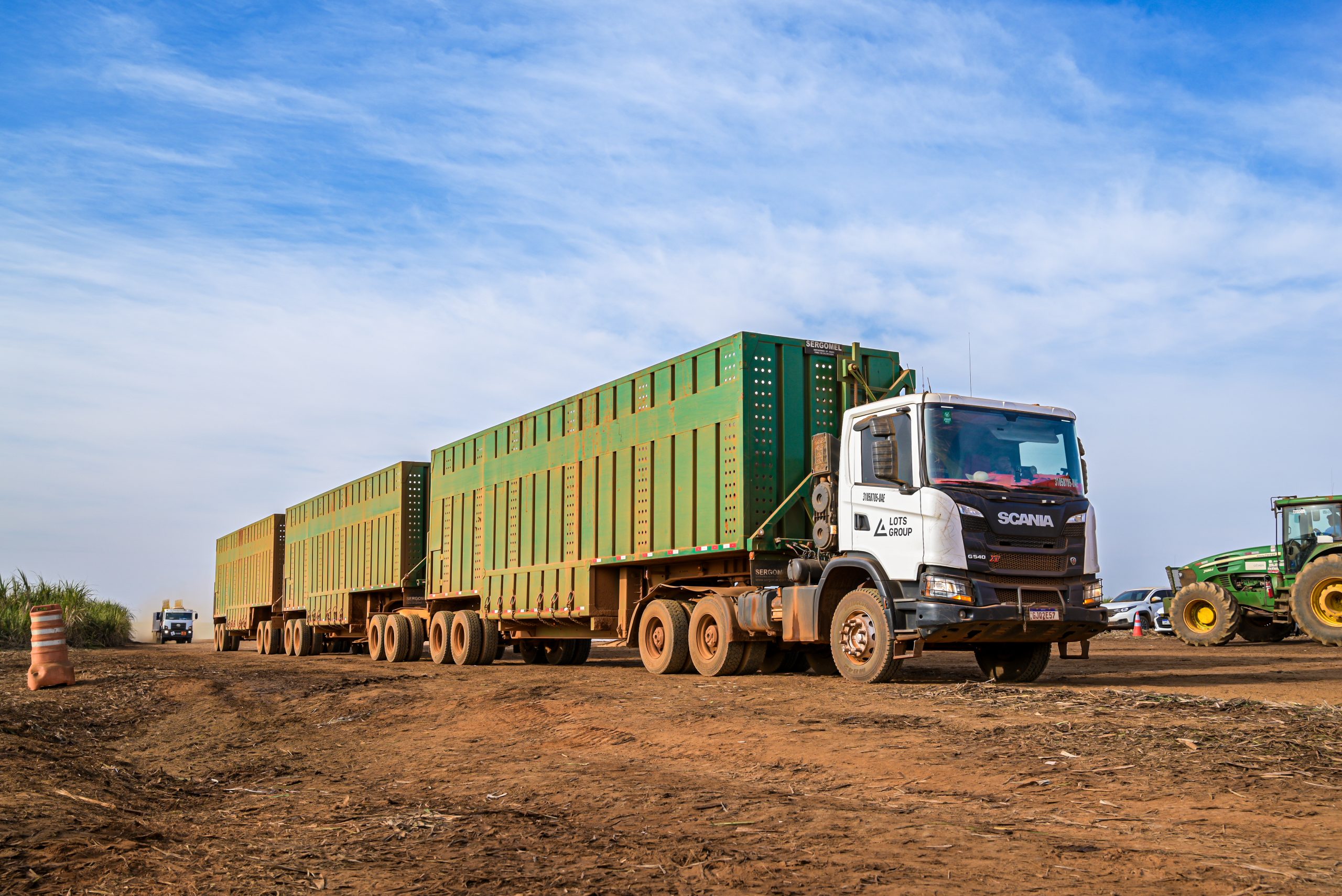 Empresa sueca LOTS Group começa a atuar no transporte de cana-de-açúcar em Goiás